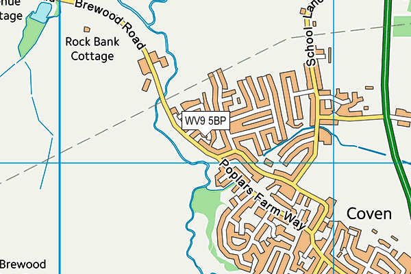 WV9 5BP map - OS VectorMap District (Ordnance Survey) WV9 5BP map - OS VectorMap District (Ordnance Survey)