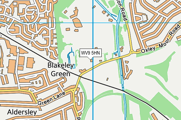 WV9 5HN map - OS VectorMap District (Ordnance Survey) WV9 5HN map - OS VectorMap District (Ordnance Survey)