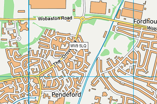 WV9 5LQ map - OS VectorMap District (Ordnance Survey) WV9 5LQ map - OS VectorMap District (Ordnance Survey)