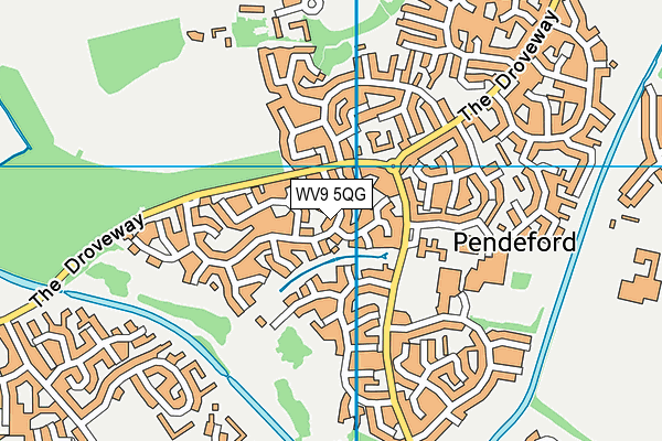 WV9 5QG map - OS VectorMap District (Ordnance Survey) WV9 5QG map - OS VectorMap District (Ordnance Survey)