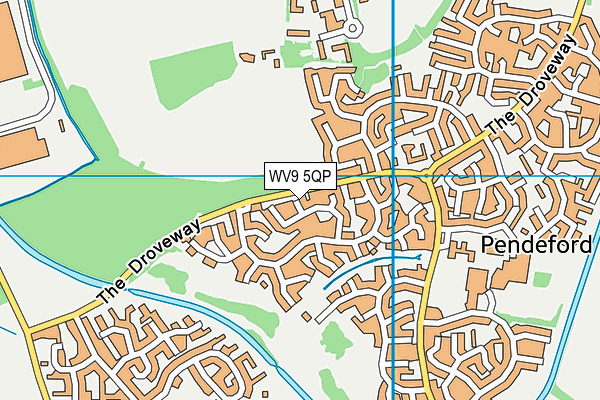 WV9 5QP map - OS VectorMap District (Ordnance Survey) WV9 5QP map - OS VectorMap District (Ordnance Survey)