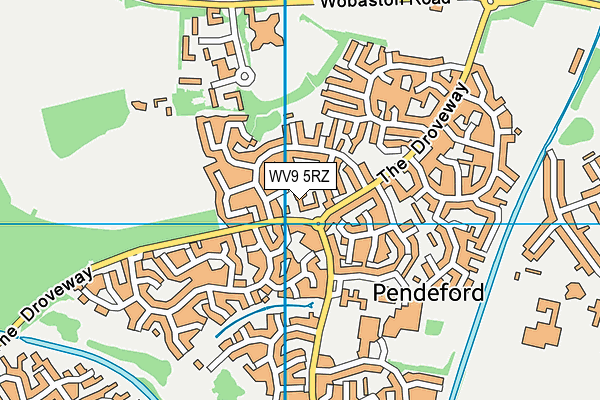 WV9 5RZ map - OS VectorMap District (Ordnance Survey) WV9 5RZ map - OS VectorMap District (Ordnance Survey)