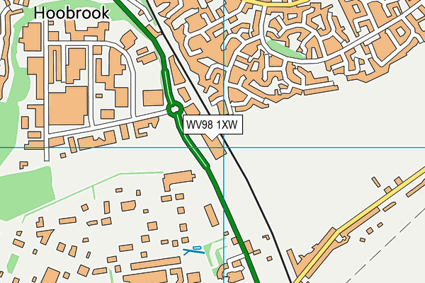 WV98 1XW map - OS VectorMap District (Ordnance Survey) WV98 1XW map - OS VectorMap District (Ordnance Survey)