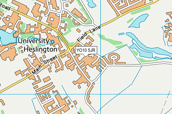 YO10 5JR map - OS VectorMap District (Ordnance Survey) YO10 5JR map - OS VectorMap District (Ordnance Survey)