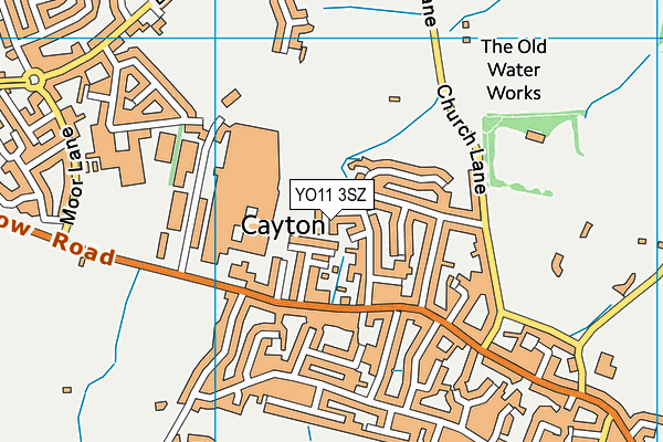 YO11 3SZ map - OS VectorMap District (Ordnance Survey)