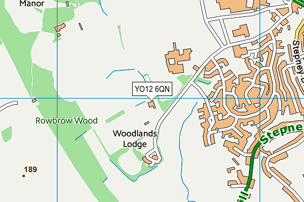 YO12 6QN map - OS VectorMap District (Ordnance Survey) YO12 6QN map - OS VectorMap District (Ordnance Survey)