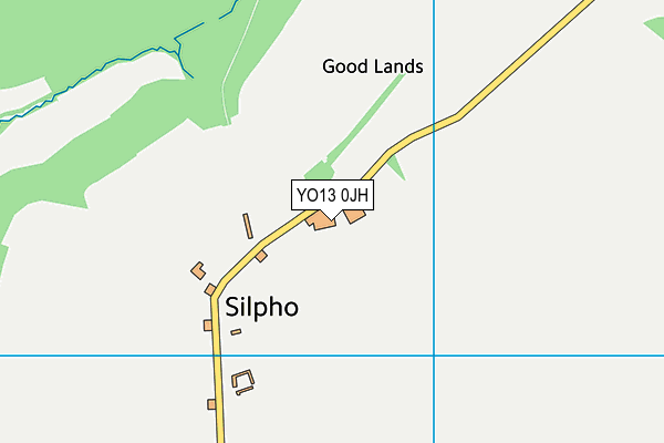 YO13 0JH map - OS VectorMap District (Ordnance Survey)