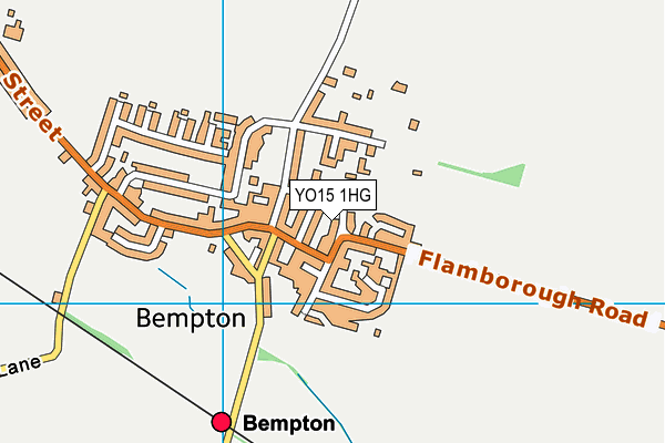 YO15 1HG map - OS VectorMap District (Ordnance Survey) YO15 1HG map - OS VectorMap District (Ordnance Survey)