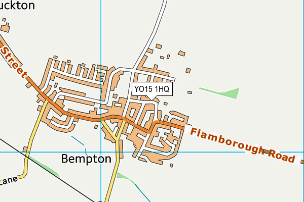 YO15 1HQ map - OS VectorMap District (Ordnance Survey) YO15 1HQ map - OS VectorMap District (Ordnance Survey)