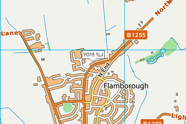 YO15 1LJ map - OS VectorMap District (Ordnance Survey)