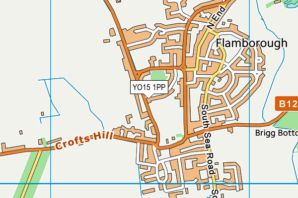 YO15 1PP map - OS VectorMap District (Ordnance Survey) YO15 1PP map - OS VectorMap District (Ordnance Survey)
