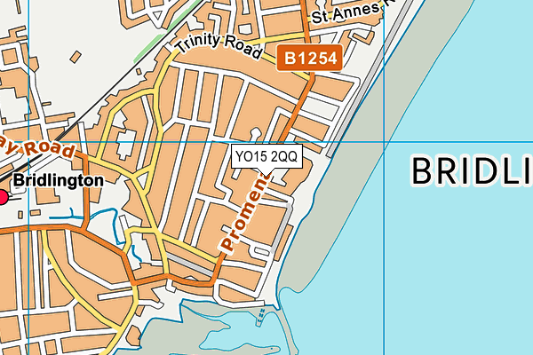 YO15 2QQ map - OS VectorMap District (Ordnance Survey) YO15 2QQ map - OS VectorMap District (Ordnance Survey)