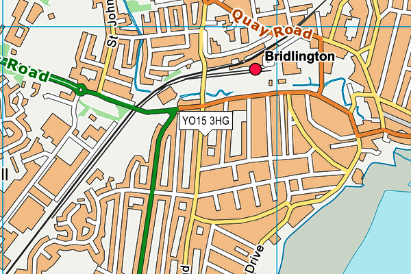 YO15 3HG map - OS VectorMap District (Ordnance Survey) YO15 3HG map - OS VectorMap District (Ordnance Survey)