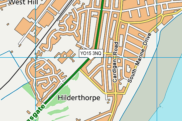 YO15 3NQ map - OS VectorMap District (Ordnance Survey)