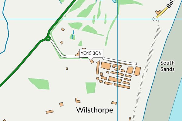 YO15 3QN map - OS VectorMap District (Ordnance Survey) YO15 3QN map - OS VectorMap District (Ordnance Survey)