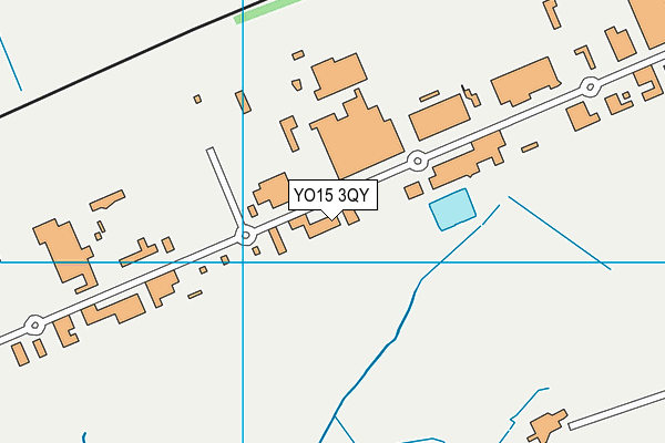 YO15 3QY map - OS VectorMap District (Ordnance Survey) YO15 3QY map - OS VectorMap District (Ordnance Survey)