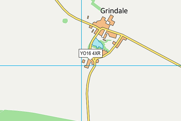 YO16 4XR map - OS VectorMap District (Ordnance Survey) YO16 4XR map - OS VectorMap District (Ordnance Survey)