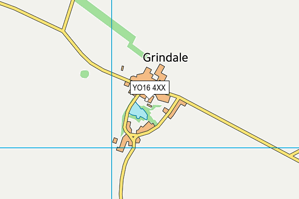 YO16 4XX map - OS VectorMap District (Ordnance Survey)