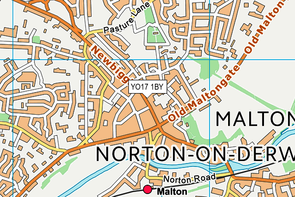 YO17 1BY map - OS VectorMap District (Ordnance Survey) YO17 1BY map - OS VectorMap District (Ordnance Survey)