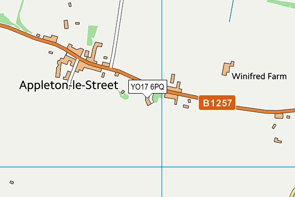 YO17 6PQ map - OS VectorMap District (Ordnance Survey)