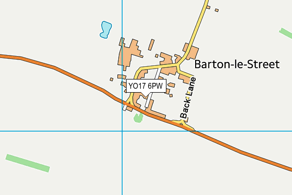 YO17 6PW map - OS VectorMap District (Ordnance Survey) YO17 6PW map - OS VectorMap District (Ordnance Survey)