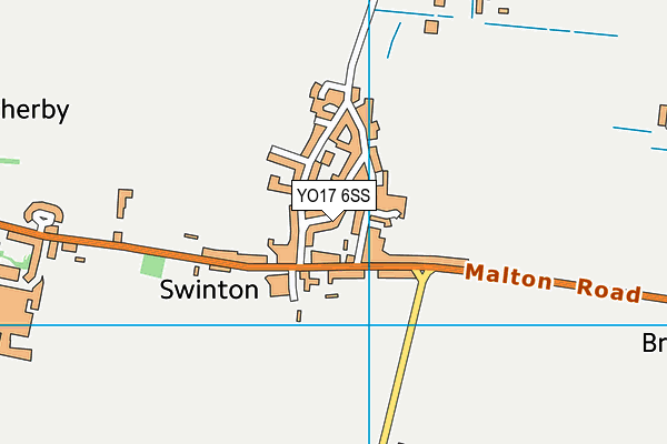 YO17 6SS map - OS VectorMap District (Ordnance Survey) YO17 6SS map - OS VectorMap District (Ordnance Survey)