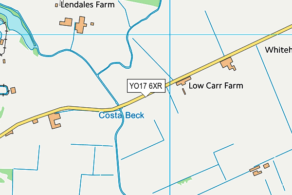 YO17 6XR map - OS VectorMap District (Ordnance Survey) YO17 6XR map - OS VectorMap District (Ordnance Survey)
