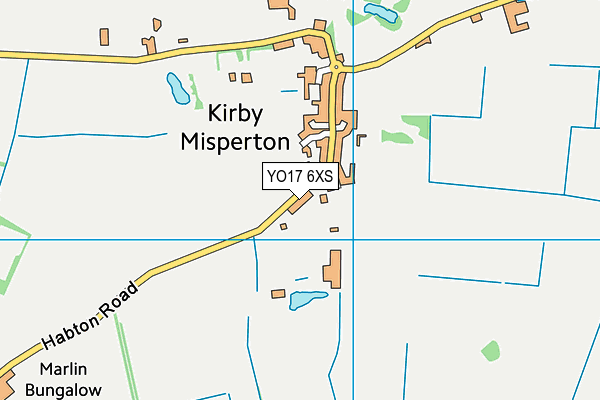 YO17 6XS map - OS VectorMap District (Ordnance Survey) YO17 6XS map - OS VectorMap District (Ordnance Survey)
