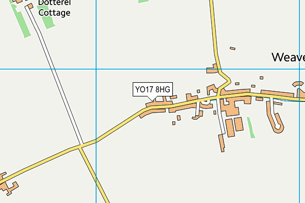 YO17 8HG map - OS VectorMap District (Ordnance Survey) YO17 8HG map - OS VectorMap District (Ordnance Survey)