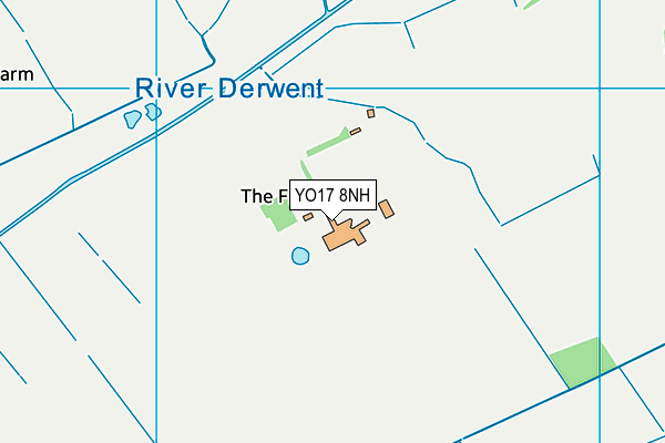 YO17 8NH map - OS VectorMap District (Ordnance Survey) YO17 8NH map - OS VectorMap District (Ordnance Survey)
