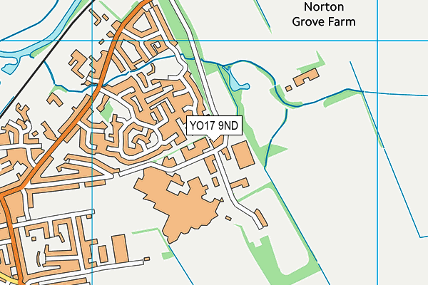 YO17 9ND map - OS VectorMap District (Ordnance Survey) YO17 9ND map - OS VectorMap District (Ordnance Survey)
