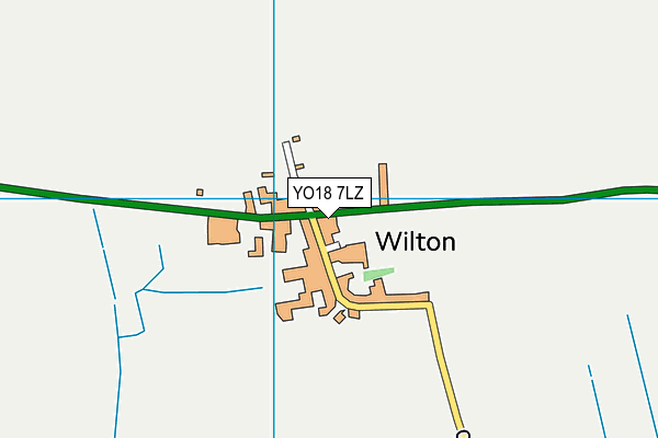 YO18 7LZ map - OS VectorMap District (Ordnance Survey) YO18 7LZ map - OS VectorMap District (Ordnance Survey)