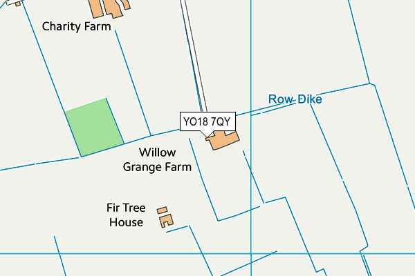 YO18 7QY map - OS VectorMap District (Ordnance Survey)