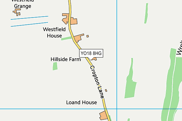 YO18 8HG map - OS VectorMap District (Ordnance Survey) YO18 8HG map - OS VectorMap District (Ordnance Survey)