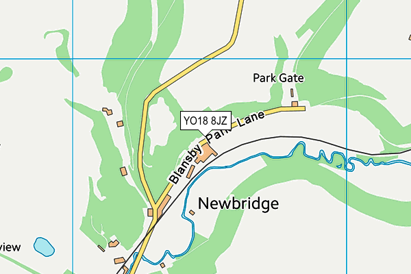 YO18 8JZ map - OS VectorMap District (Ordnance Survey)