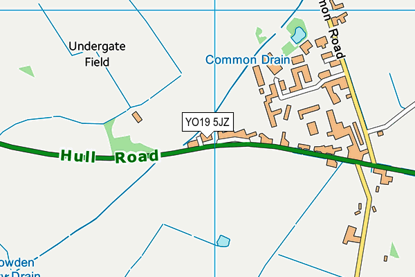 YO19 5JZ map - OS VectorMap District (Ordnance Survey) YO19 5JZ map - OS VectorMap District (Ordnance Survey)