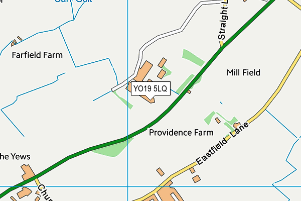 YO19 5LQ map - OS VectorMap District (Ordnance Survey) YO19 5LQ map - OS VectorMap District (Ordnance Survey)