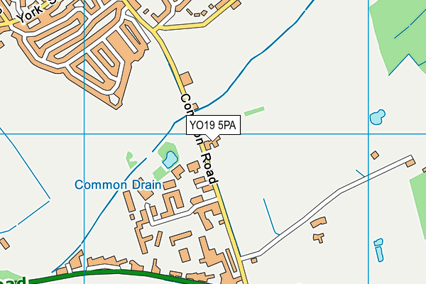YO19 5PA map - OS VectorMap District (Ordnance Survey) YO19 5PA map - OS VectorMap District (Ordnance Survey)