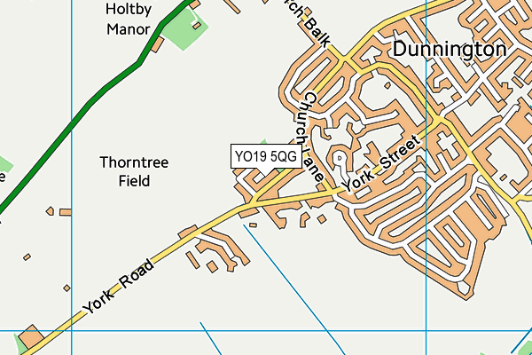 YO19 5QG map - OS VectorMap District (Ordnance Survey) YO19 5QG map - OS VectorMap District (Ordnance Survey)