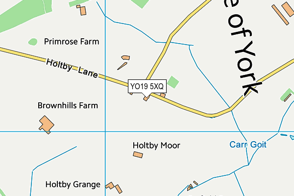 YO19 5XQ map - OS VectorMap District (Ordnance Survey) YO19 5XQ map - OS VectorMap District (Ordnance Survey)