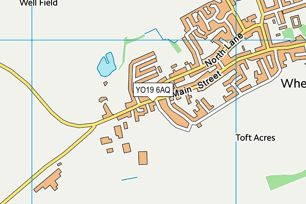 YO19 6AQ map - OS VectorMap District (Ordnance Survey) YO19 6AQ map - OS VectorMap District (Ordnance Survey)