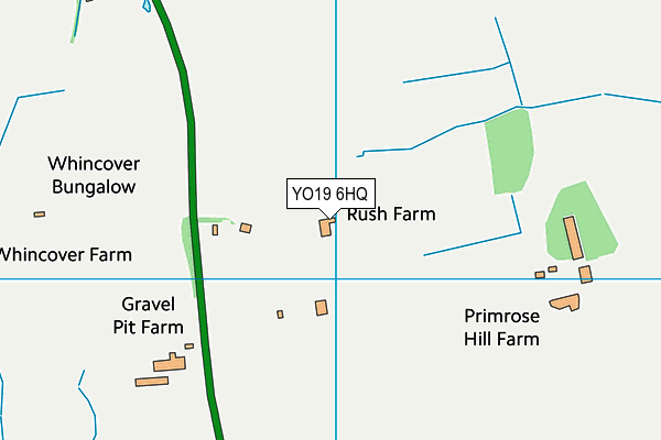 YO19 6HQ map - OS VectorMap District (Ordnance Survey)