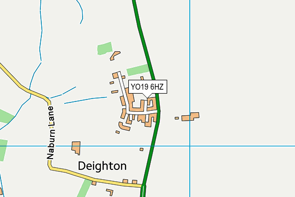 YO19 6HZ map - OS VectorMap District (Ordnance Survey)