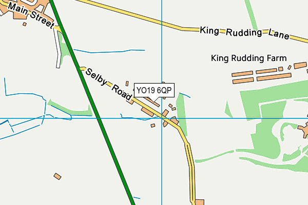 YO19 6QP map - OS VectorMap District (Ordnance Survey) YO19 6QP map - OS VectorMap District (Ordnance Survey)
