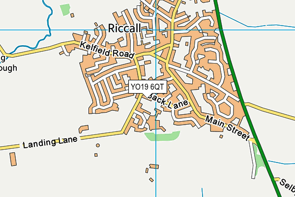 YO19 6QT map - OS VectorMap District (Ordnance Survey) YO19 6QT map - OS VectorMap District (Ordnance Survey)