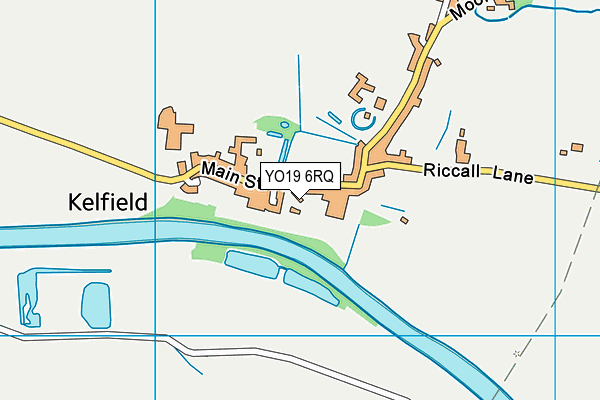 YO19 6RQ map - OS VectorMap District (Ordnance Survey)