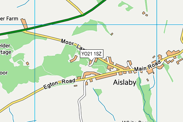 YO21 1SZ map - OS VectorMap District (Ordnance Survey)