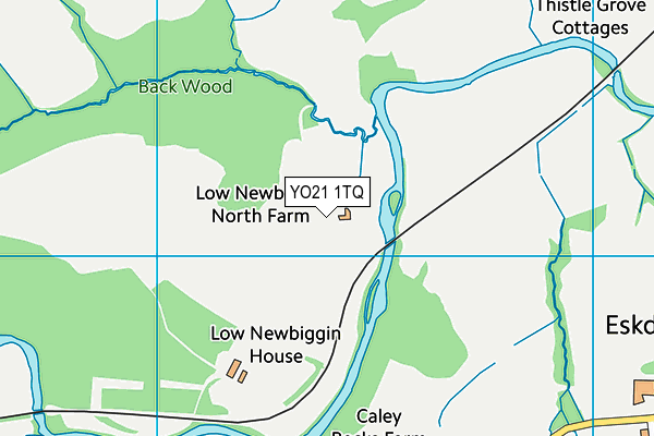 YO21 1TQ map - OS VectorMap District (Ordnance Survey)