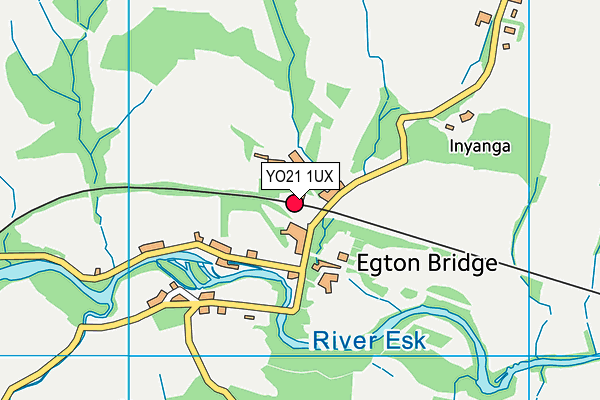 YO21 1UX map - OS VectorMap District (Ordnance Survey) YO21 1UX map - OS VectorMap District (Ordnance Survey)