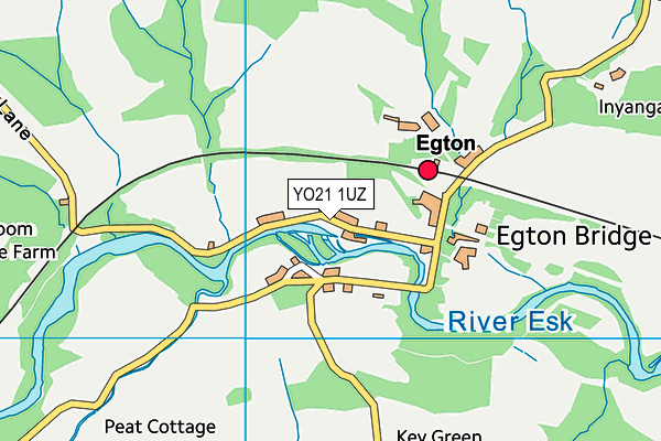 YO21 1UZ map - OS VectorMap District (Ordnance Survey)